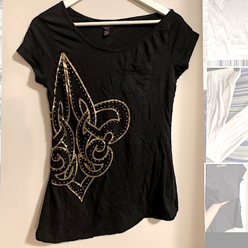 ⚜️Deréon tee - black, large
